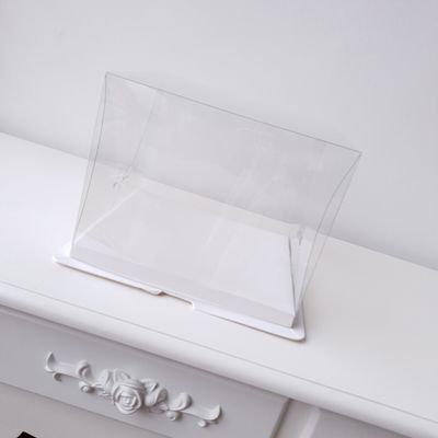 10&quot; Crystal Cake Box - 10 pack