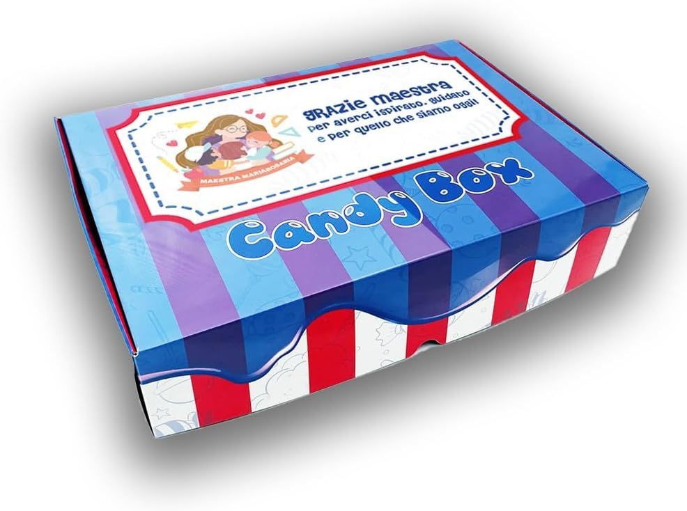 Candy Box - Grazie maestra - personalizzata con nome