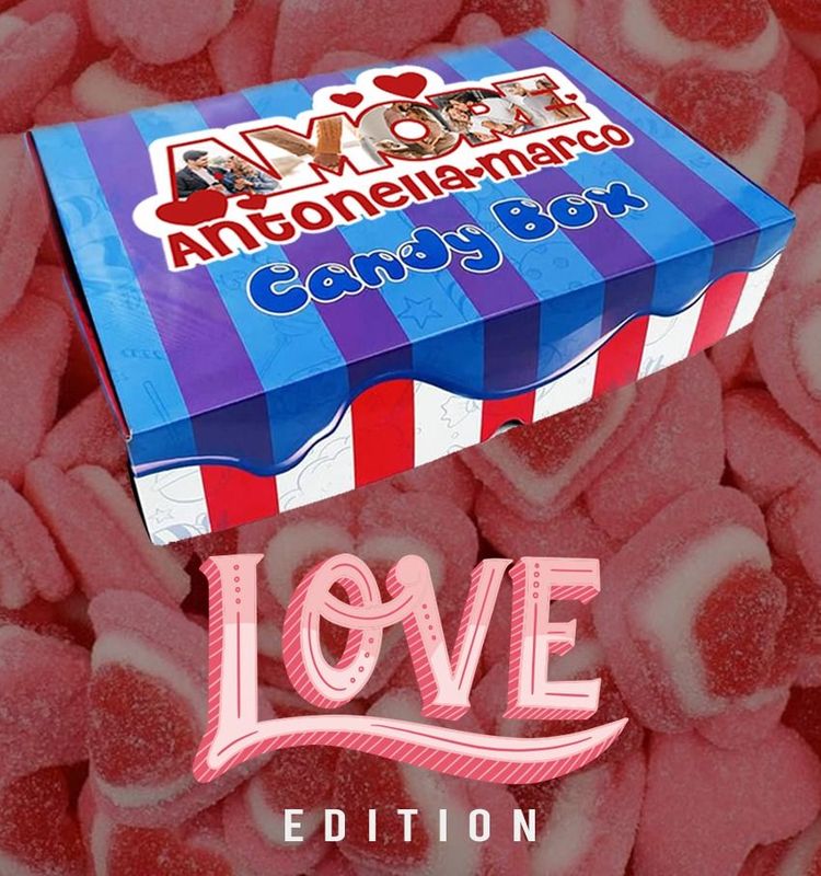Candy Box -  Love Edition  - personalizzata con foto e nomi