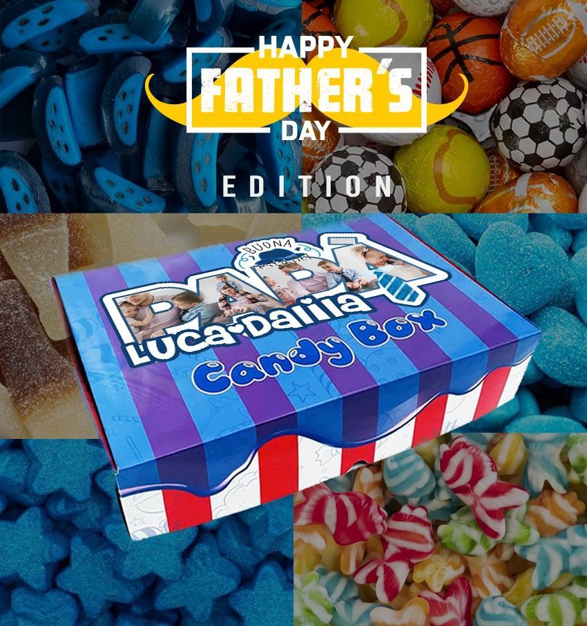 Candy Box -  Happy Father's Day Edition  - personalizzata con foto e nomi