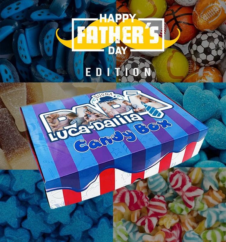 Candy Box -  Happy Father's Day Edition  - personalizzata con foto e nomi