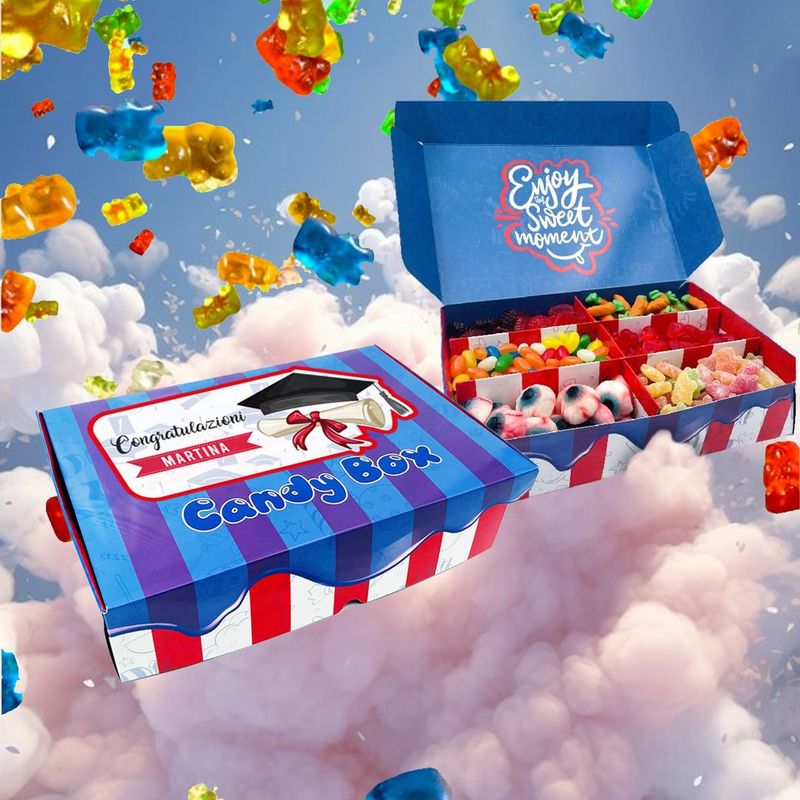Candy Box -  "Congratulazioni per la Laurea"- personalizzata con nome
