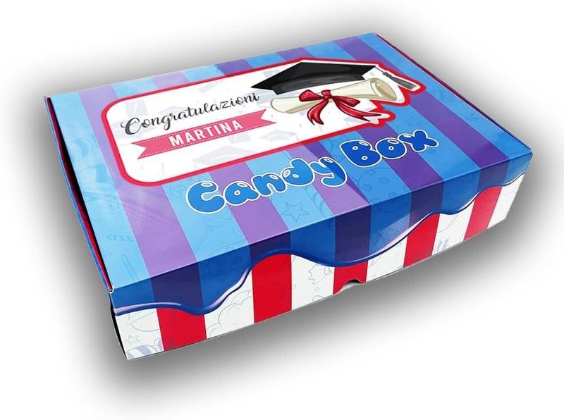 Candy Box -  "Congratulazioni per la Laurea"- personalizzata con nome