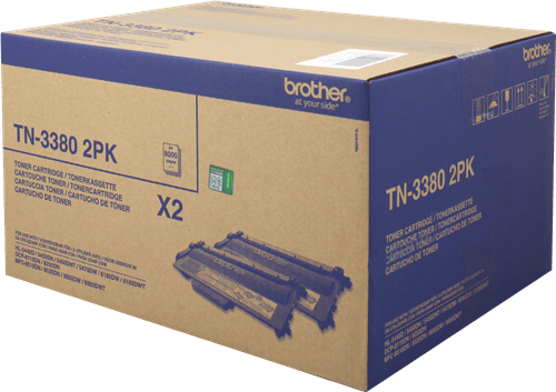 Brother TN-3380TWIN Multipack negro
