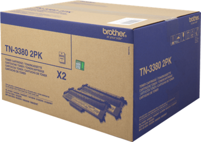 Brother TN-3380TWIN Multipack negro