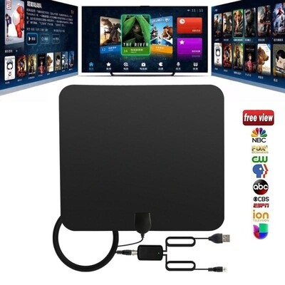 Large Wide Indoor Digital 4K HD TV Antenna With Amplifier