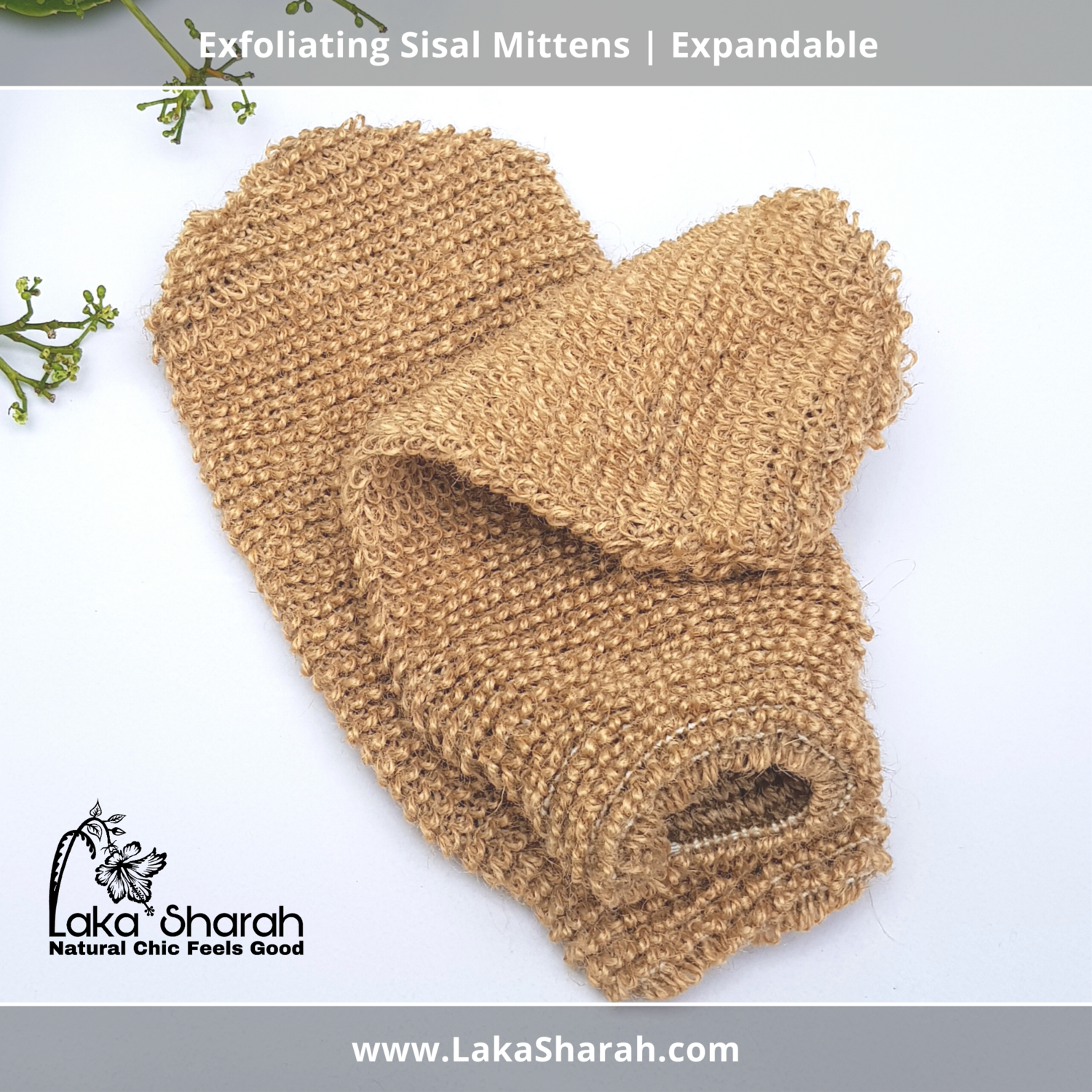 Exfoliating Sisal Mitten