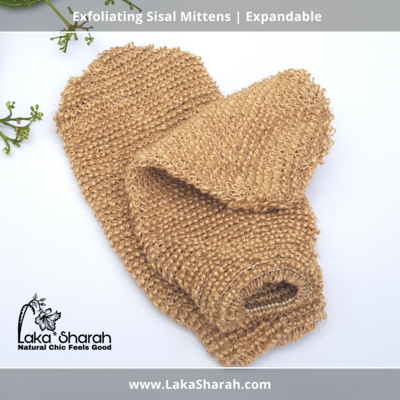 Exfoliating Sisal Mitten
