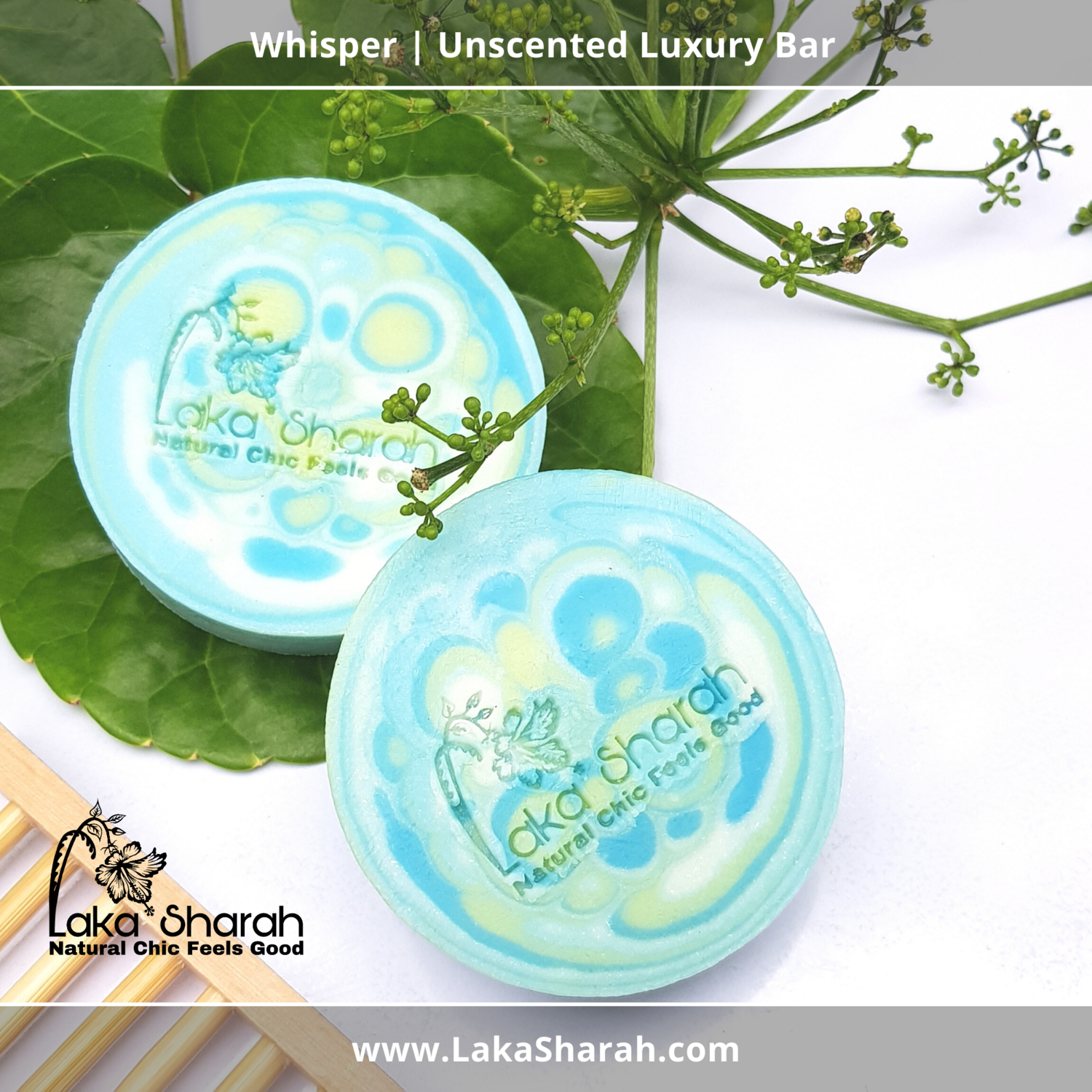 Whisper [Unscented] Luxury Soap