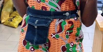 Jean Pocket waist bag