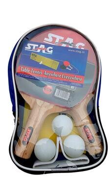 PLAY TABLE TENNIS SET 2 BATS, 3 BALLS AND A NET SET