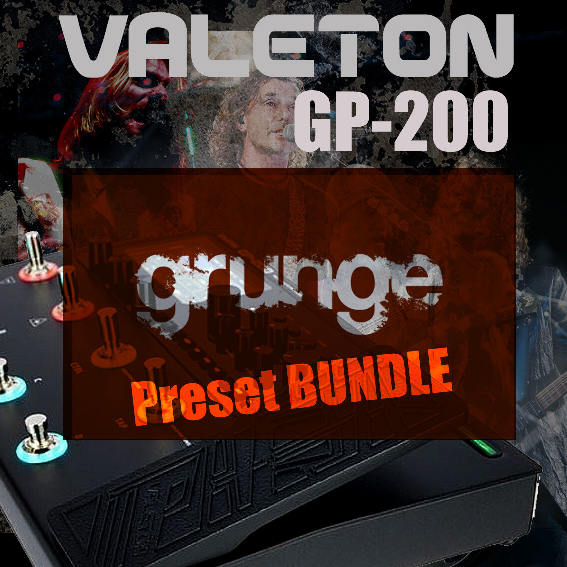 Valeton GP-200 Grunge Bundle
