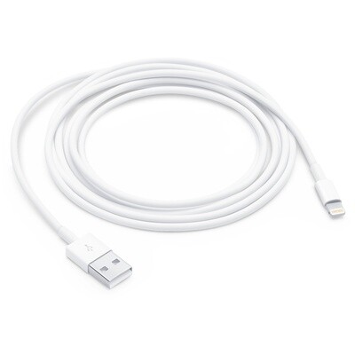 APPLE LIGHTNING TO USB CABLE 2MTR MD819