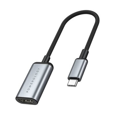 Powerology Type-C to HDMI Short Cable 4K@60Hz UHD & HDR Video