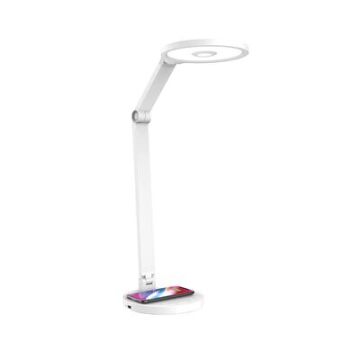Momax Smart Desk Lamp with Wireless Charging Base - White