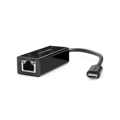 UGREEN USB 2.0 TYPE C 10/100MBPS ETHERNET ADAPTER 110MM BLACK