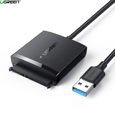 UGREEN USB 3.0 TO SATA CONVERTER WITH DC 5.5MM POWER SUPPLY
