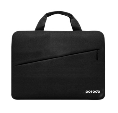 حقيبة لابتوب مع منفذ شحن من بورودو - أسود