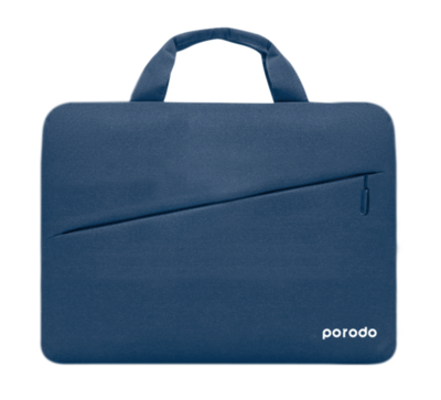حقيبة لابتوب مع منفذ شحن من بورودو - أزرق