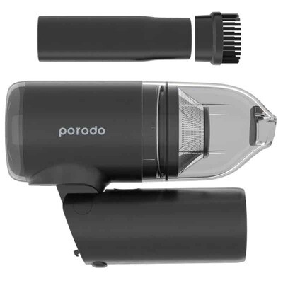  Porodo Vacuum Cleaner Portable Design & Stylish Folding Handle - Black