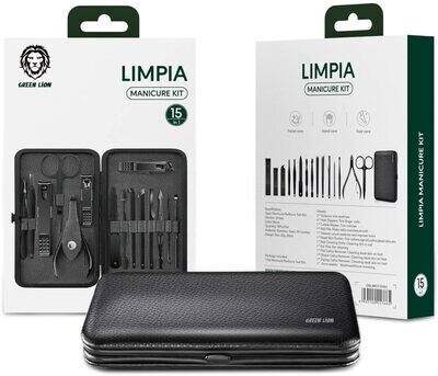Green Lion Limpia 15 in 1 Manicure & Pedicure Kit