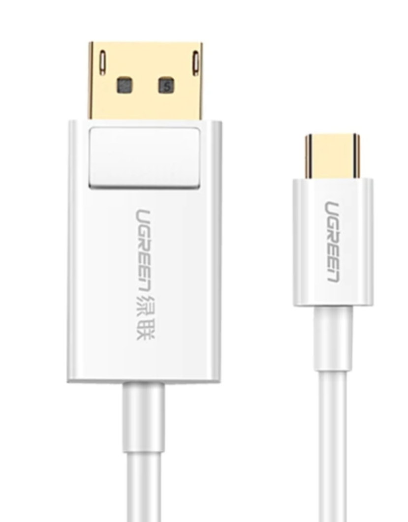 UGREEN USB TYPE C TO DP CABLE 1.5M WHITE