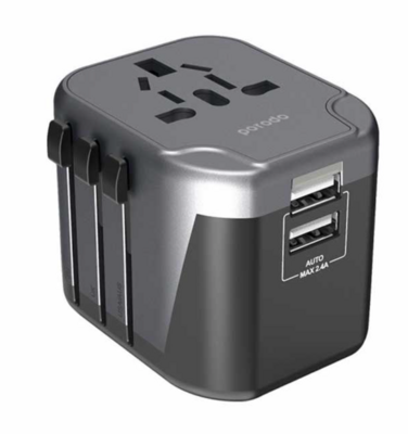 Porodo Universal Travel Charger 8A Dual Fuse