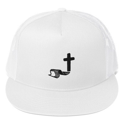 CrossPolitic Flat Bill Trucker Hat