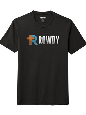 Rowdy Logo Tri-Blend, Color: Black