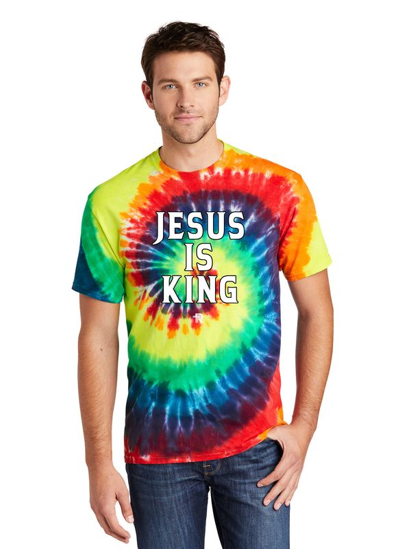 Jesus is King Tie-Dye Tee