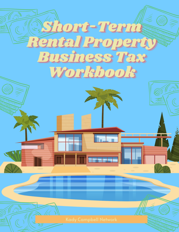 Short-Term Rental Property Business Tax Workbook Short-Term Rental Property Business Tax Workbook