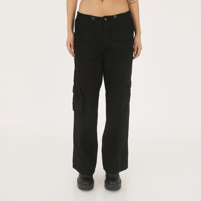 Black Parachute Cargo Pants