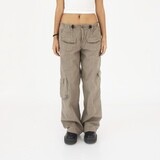 Haze Green Parachute Cargo Pants