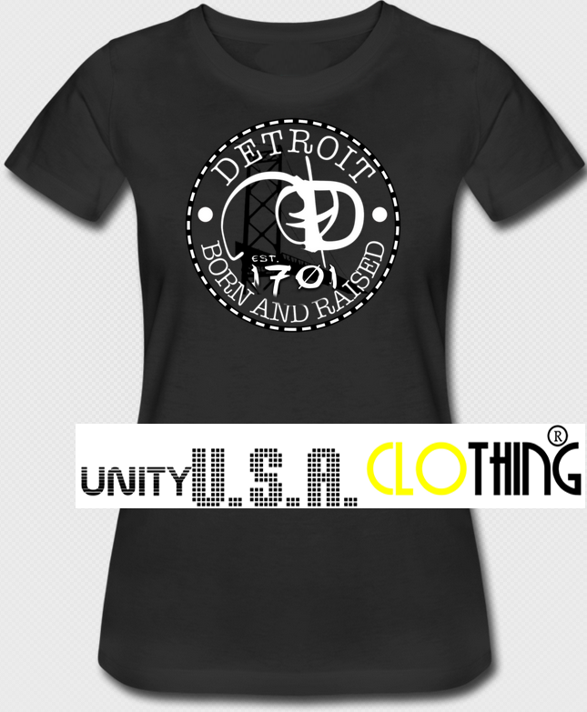 DETROIT 1701 B&R BLACK Lady's T-Shirt