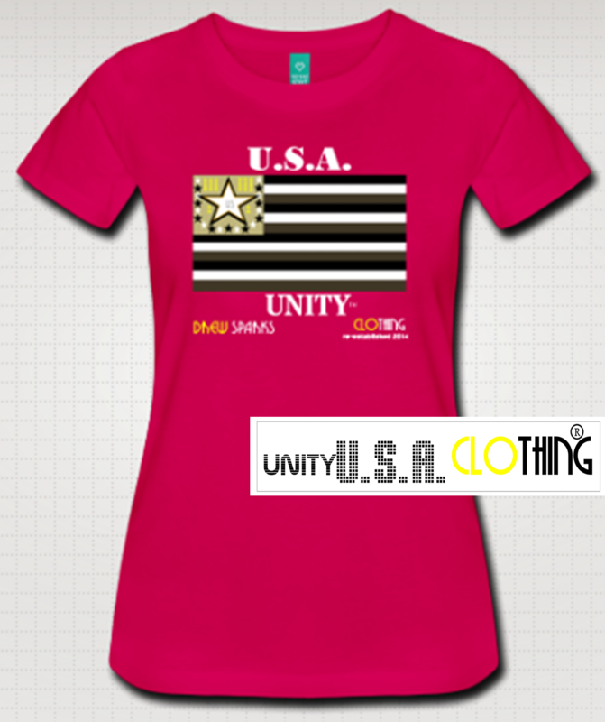 Unity Flag Pink Lady's T-Shirt
