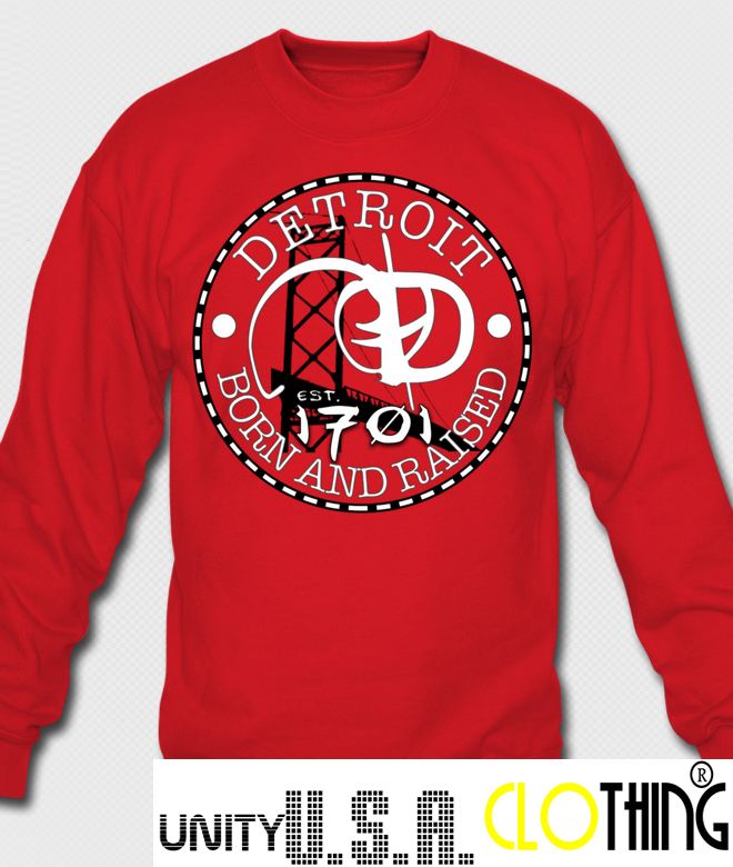 BORN AND RAISED RED & BLACK