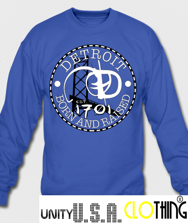 BORN AND RAISED LIONS BLUE