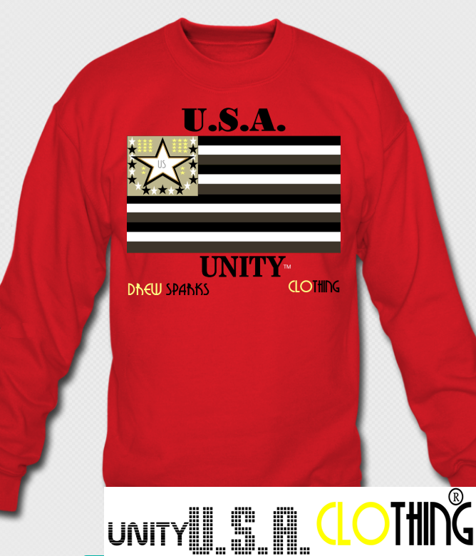 Unity USA FLAG RED Sweater