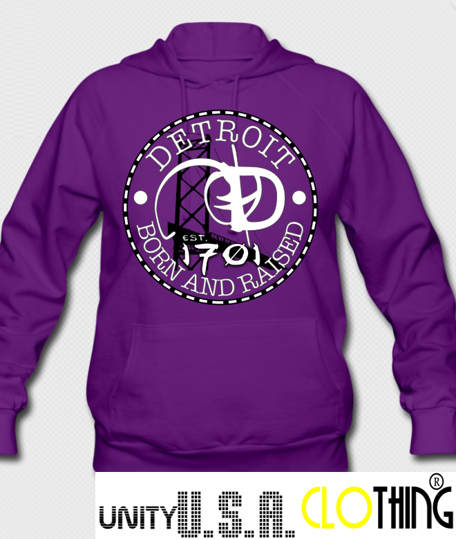 BORN AND RAISED PURPLE Hoodie