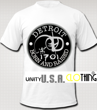 DETROIT 1701 B&R w/BLACK  WHITE T- Shirt