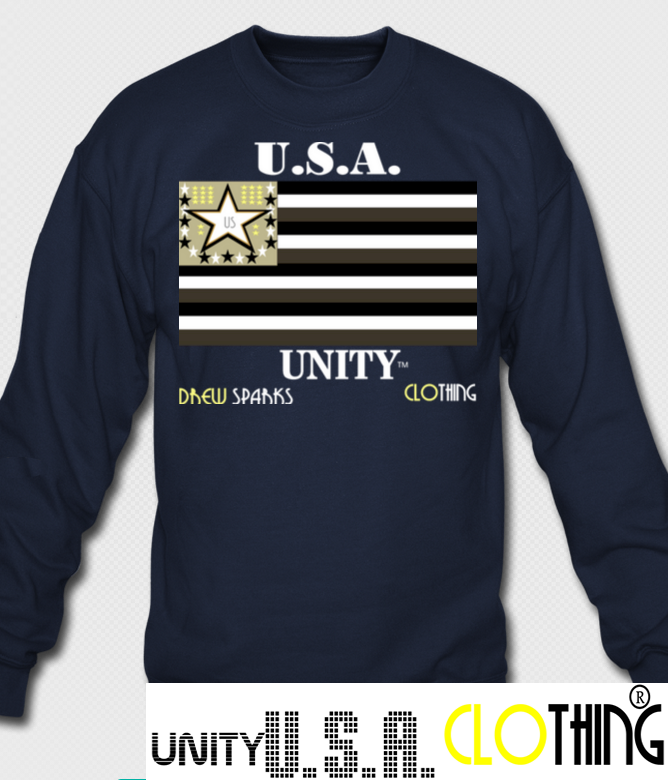 Unity 365 USA FLAG Navy Sweater