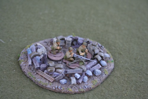 Machine gun nest