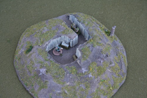 Dug-in command post