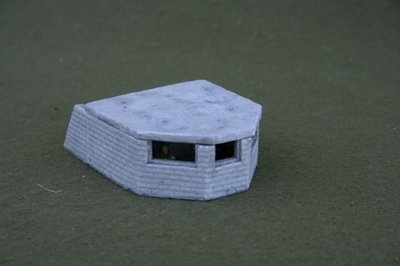 Concrete infantry bunker