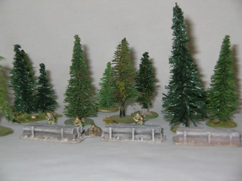 Ardennes log piles
