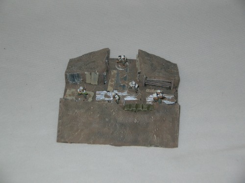 WWII trench &quot;T&quot; junction