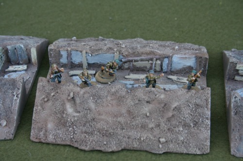 WWII trench section, straight