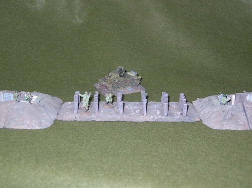 Log Post Tank Barrier