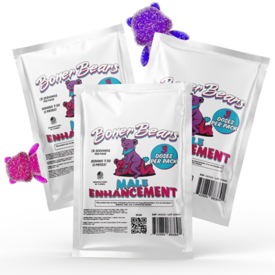 BONER BEARS  MALE ENHANCEMENT GUMMIES 6 PACKS 3 Doses Per Pack