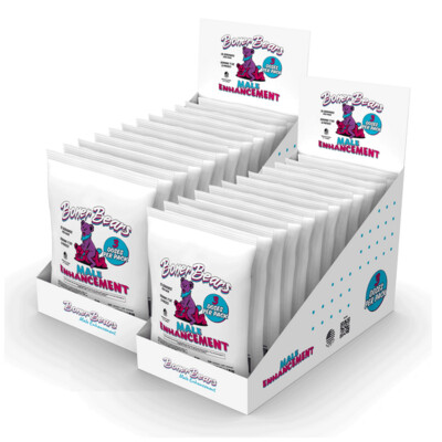 BONER BEARS MALE ENHANCEMENT GUMMIES 20 Packs 3 Doses Per Pack